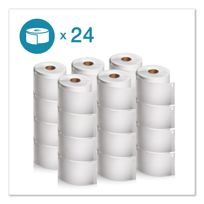 LW Shipping Labels, 2.31" x 4", White, 300/Roll, 24 Rolls/Pack
