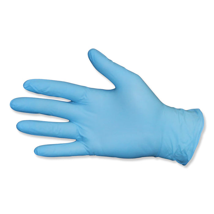 Pro-Guard Disposable Powder-Free General-Purpose Nitrile Gloves, Blue, Small, 100/Box, 10 Boxes/Carton