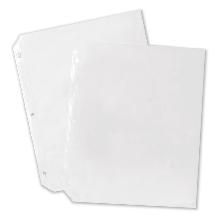 Top-Load Poly Sheet Protectors, Heavy Gauge, Letter, Nonglare, 100/Box