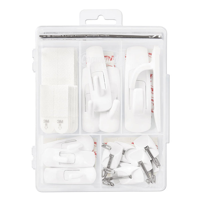 General Purpose Hooks, Variety Pack, Assorted Sizes, 54 Pieces/Pack