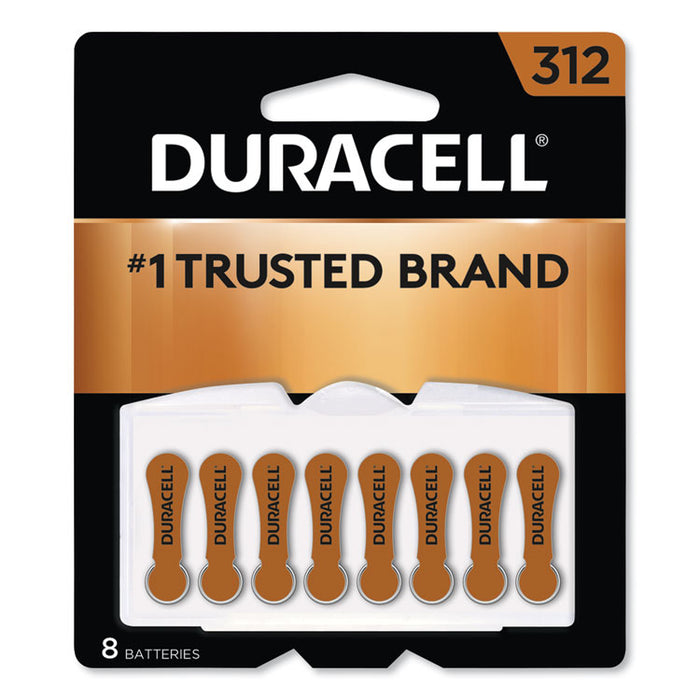 Hearing Aid Battery, #312, 8/Pack