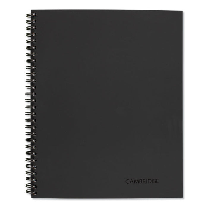 Wirebound Guided Business Notebook, QuickNotes, Dark Gray, 11 x 8.5, 80 Sheets