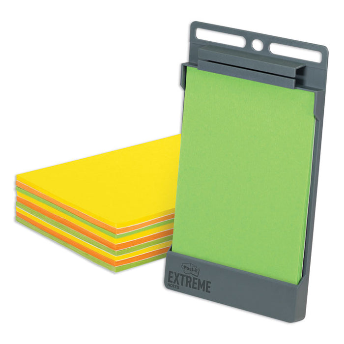 XL Notes with Holder, Green-Orange-Yellow, 4.5" x 6.75", 25 Sheets/Pad, 9 Pads/Pack