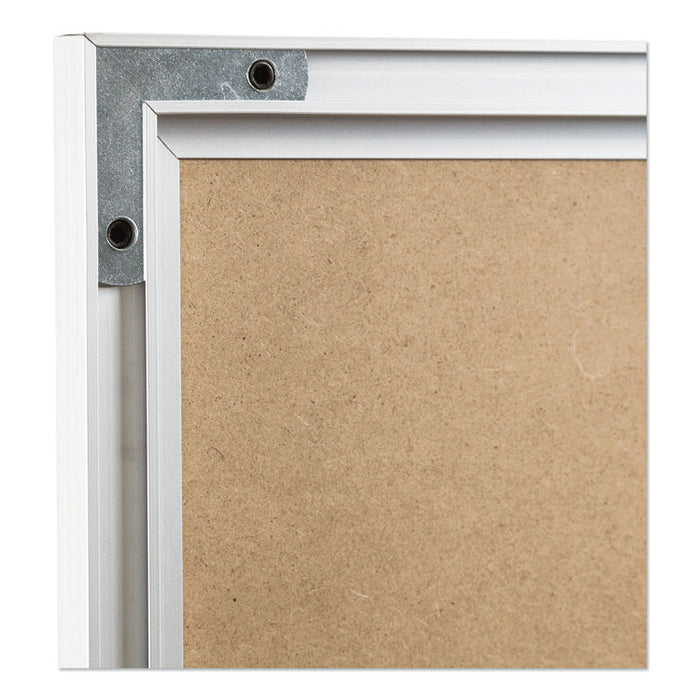4N1 Magnetic Dry Erase Combo Board, 36 x 24, White/Natural