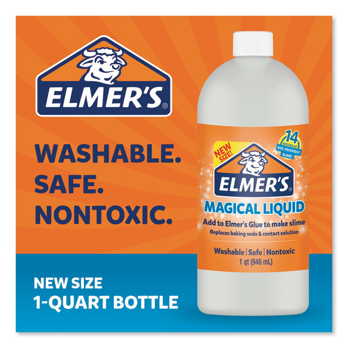 Glue Slime Magical Liquid Activator Solution, 32 oz, Dries Clear