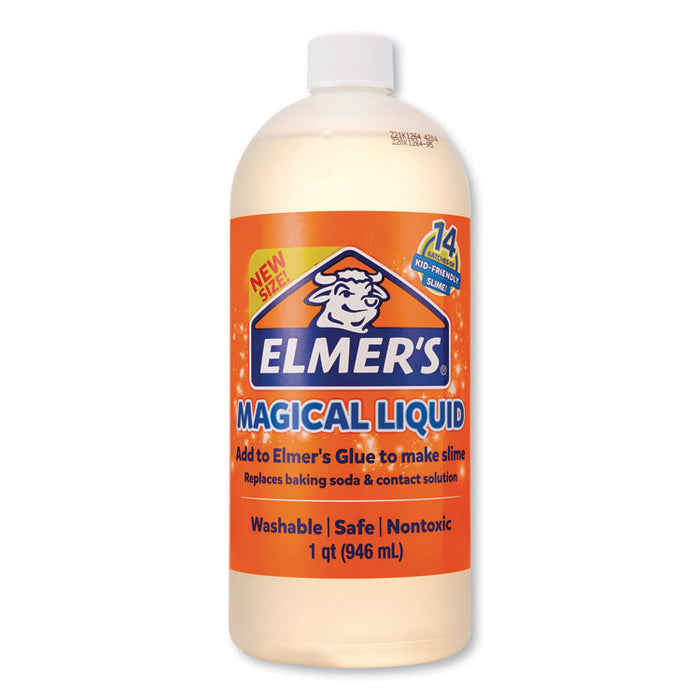 Glue Slime Magical Liquid Activator Solution, 32 oz, Dries Clear