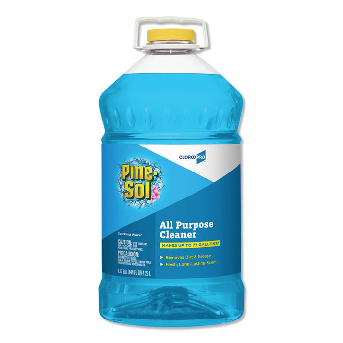 All Purpose Cleaner, Sparkling Wave, 144 oz Bottle, 3/Carton