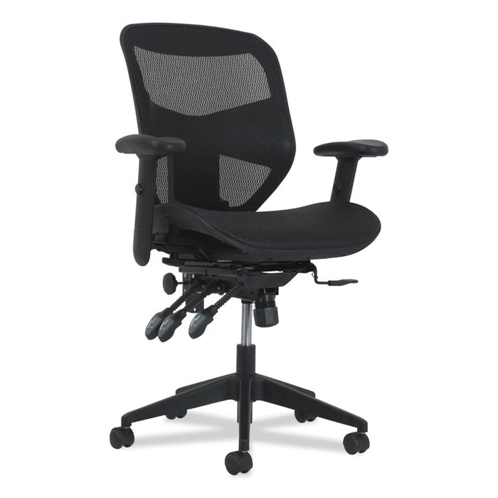 Prominent Mesh High-Back Task Chair, Supports Up to 250 lb, 16.93" to 20.67" Seat Height, Black
