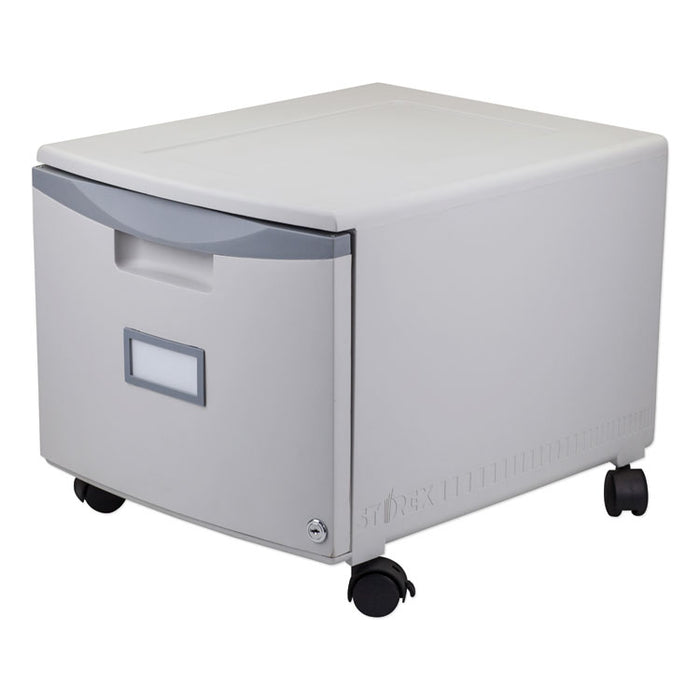 Single-Drawer Mobile Filing Cabinet, 14.75w x 18.25d x 12.75h, Gray