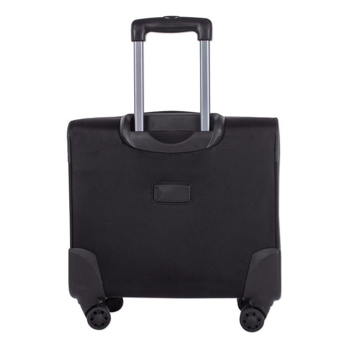 Purpose Overnight Business Case On Spinner Wheels, 9.5" x 9.5" x 17.5", Black
