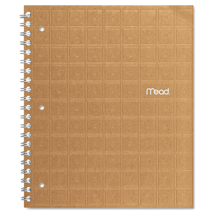 Recycled Notebook, 1 Subject, Medium/College Rule, Assorted Color Covers, 11 x 8.5, 80 Sheets