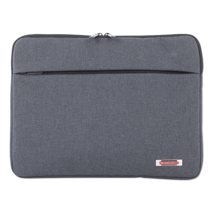 Sterling 14" Computer Sleeve, Holds Laptops 14.1", 1" x 1" x 10.5", Gray