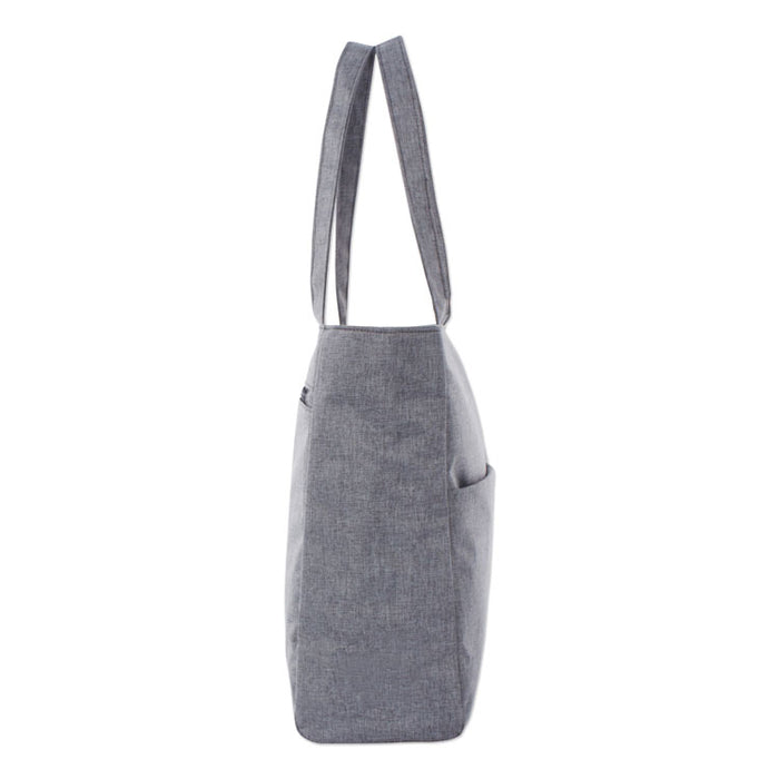 Sterling Ladies Tote Bag, Holds Laptops 15.6", 5.25" x 5.25" x 13.25", Gray