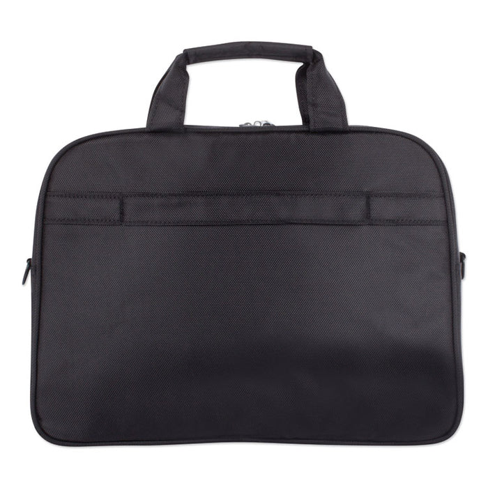 Purpose Slim Executive Briefcase, Hold Laptops 15.6", 2.5" x 2.5" x 12", Black