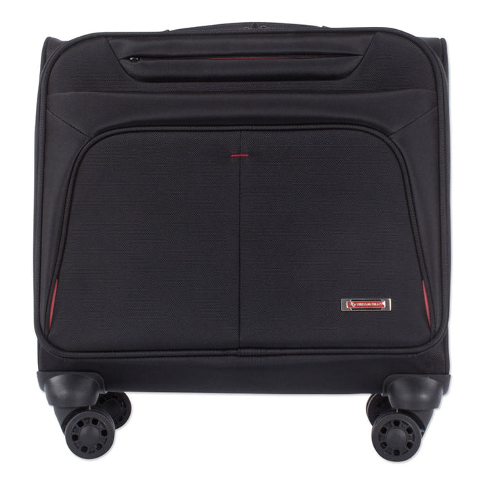 Purpose Overnight Business Case On Spinner Wheels, 9.5" x 9.5" x 17.5", Black