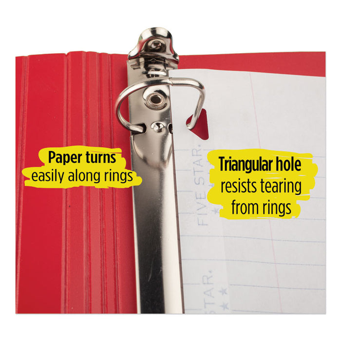 Reinforced Filler Paper, 3-Hole, 8.5 x 11, College Rule, 100/Pack