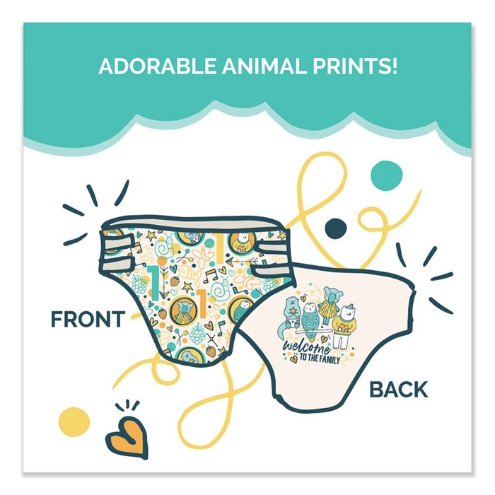 Free and Clear Baby Diapers, Size 2, 12 lbs to 18 lbs, 144/Carton