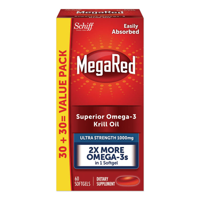 Ultra Strength Omega-3 Krill Oil Softgel, 60 Count