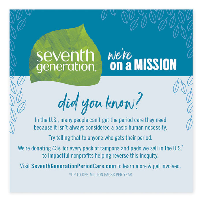 Chlorine-Free Ultra Thin Pads with Wings, Regular, 18/Pack, 6 Packs/Carton