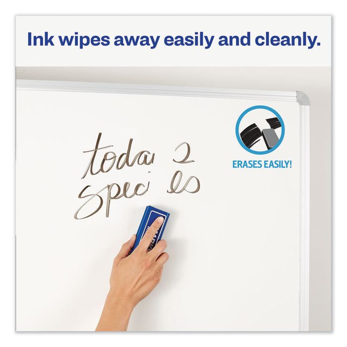 MARKS A LOT Desk-Style Dry Erase Marker Value Pack, Broad Chisel Tip, Assorted Colors, 24/Pack (98188)