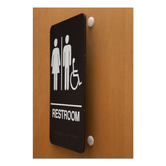 Sticky-Back Fasteners, Removable Adhesive, 0.75" dia, White, 200/Box