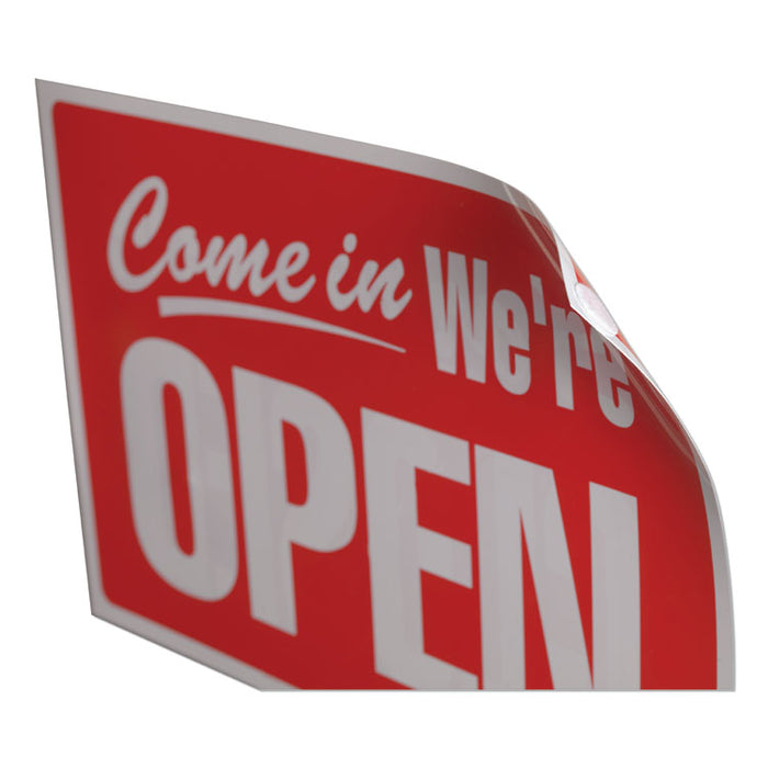 Sticky-Back Fasteners, Removable Adhesive, 0.63" dia, Clear, 75/Pack