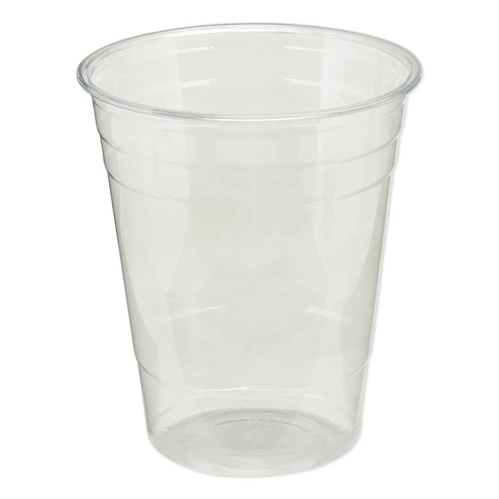 Clear Plastic PETE Cups, 16 oz, 50/Sleeve, 20 Sleeves/Carton