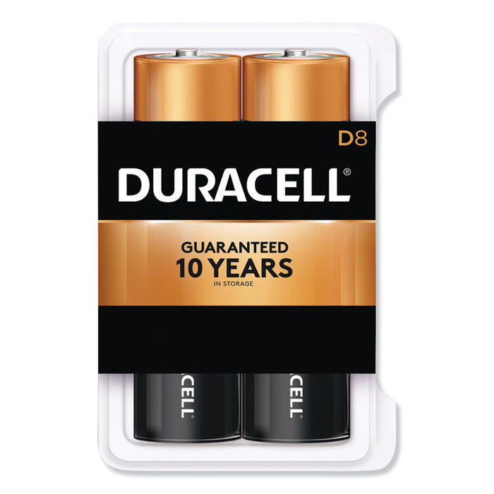 CopperTop Alkaline D Batteries, 8/Pack
