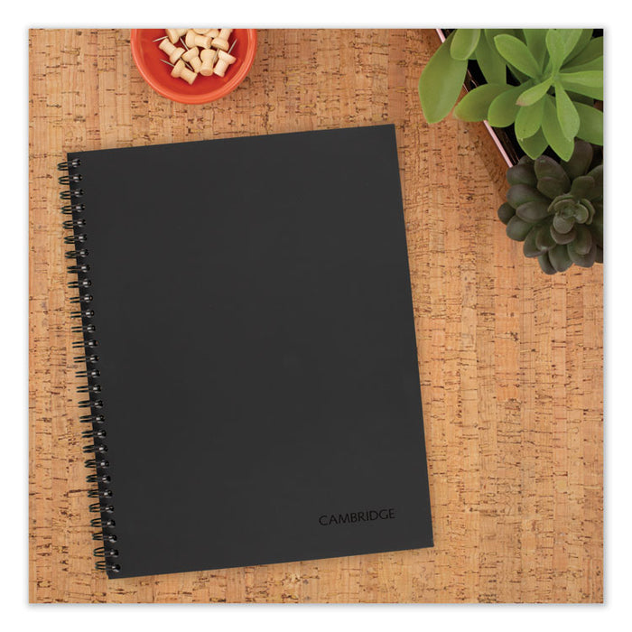 Wirebound Meeting Notes Notebook Plus Pack, Black, 11 x 8.88, 80 Sheets, 2/Pack