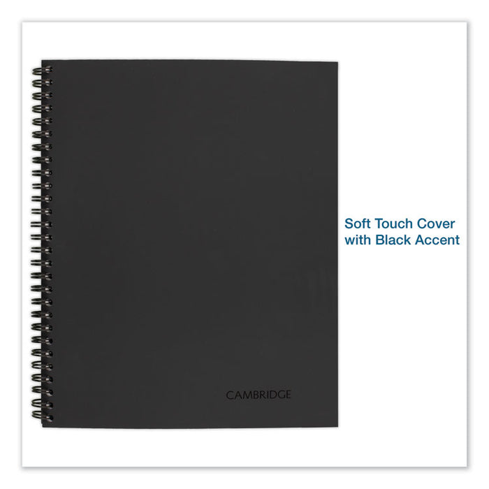 Wirebound Meeting Notes Notebook Plus Pack, Black, 11 x 8.88, 80 Sheets, 2/Pack