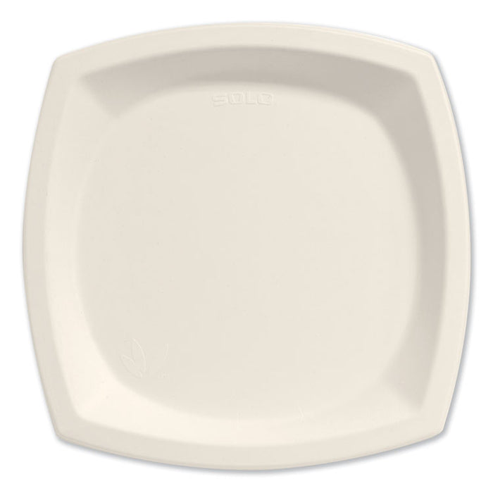 Bare Eco-Forward Sugarcane Dinnerware, 10" dia, Plate, Ivory, 125/Pk