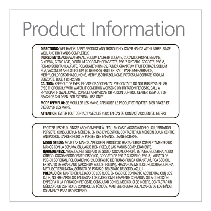 Pomeberry Foam Hand Wash, 700mL Refill, Pomegranate Scent