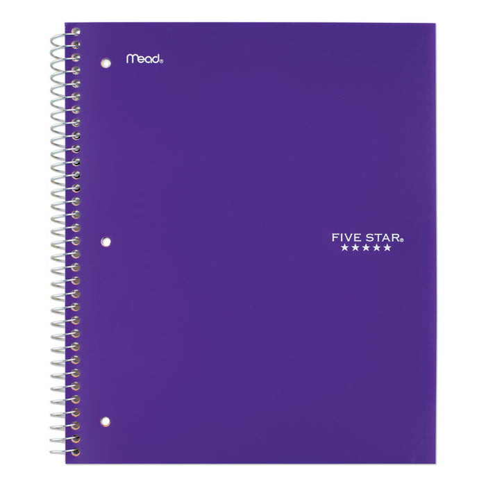 Wirebound Notebook, 3 Subject, Medium/College Rule, Randomly Assorted Covers, 11 x 8.5, 150 Sheets