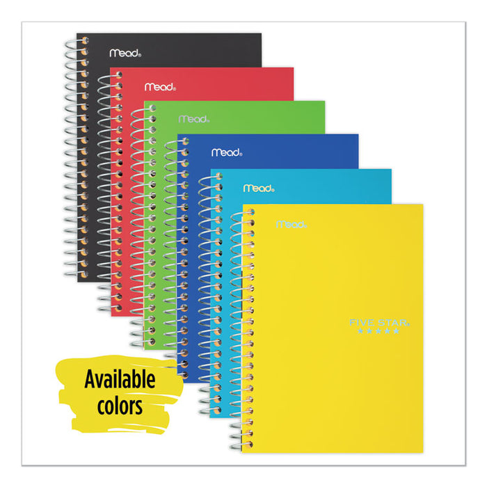Wirebound Notebook, 1 Subject, Medium/College Rule, Randomly Assorted Covers, 7 x 4.38, 100 Sheets