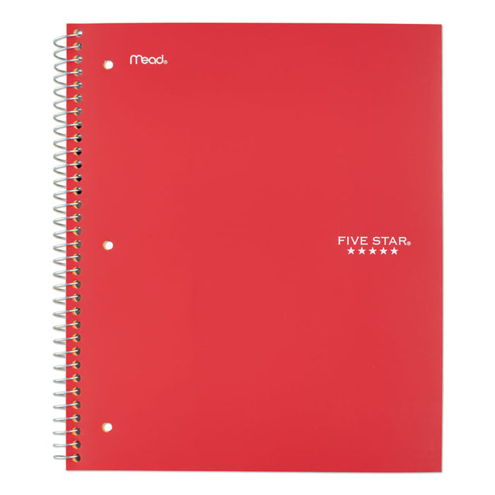 Wirebound Notebook, 5 Subjects, College Rule, Assorted Color Covers, 11 x 8.5, 200 Sheets