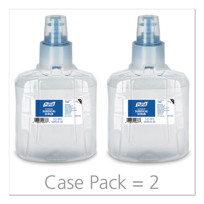 Waterless Surgical Scrub Gel, 1200 mL Pump Bottle, 2/Carton