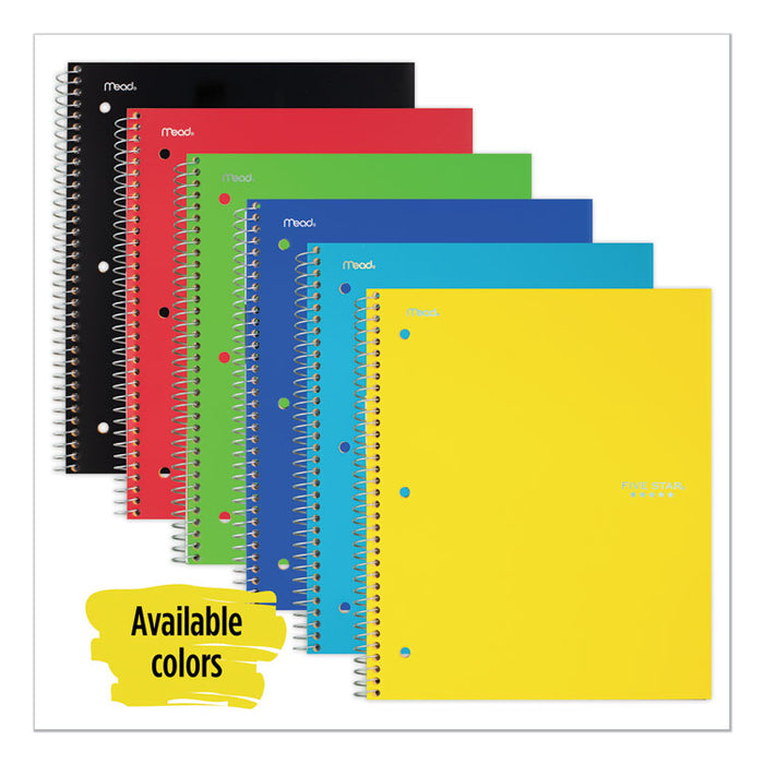 Wirebound Notebook, 1 Subject, Quadrille Rule, Randomly Assorted Covers, 11 x 8.5, 100 Sheets