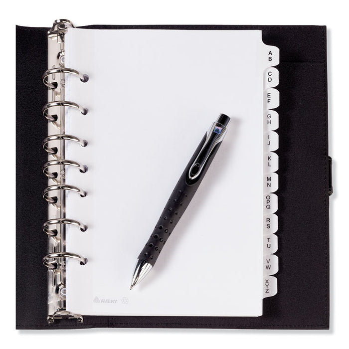 Preprinted Tab Dividers, 12-Tab, 8.5 x 5 1/2