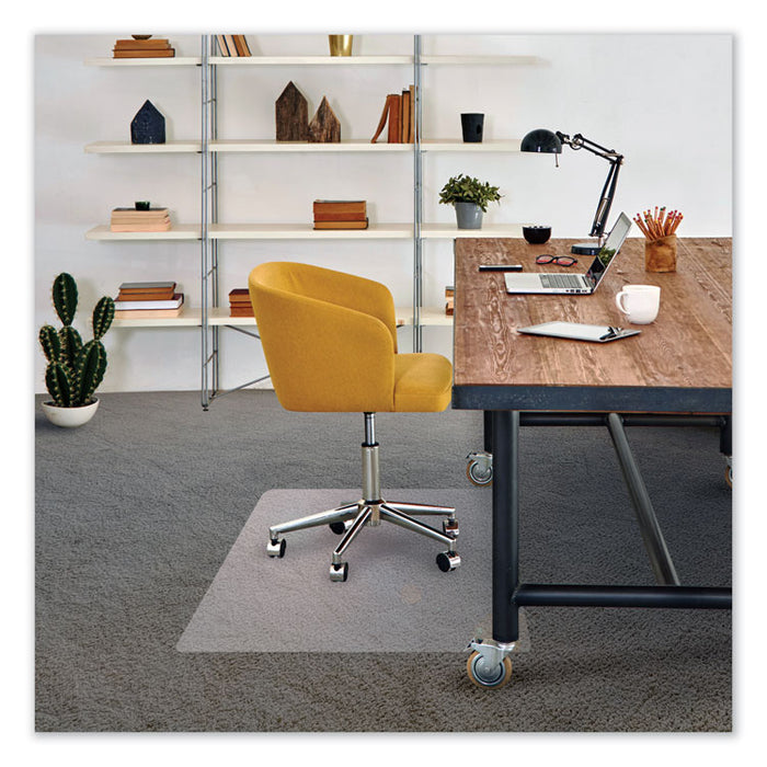 Cleartex Ultimat XXL Polycarb Square Office Mat for Carpets, 59 x 79, Clear