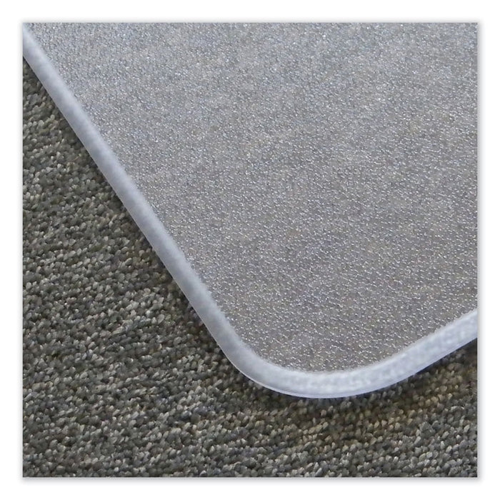 Cleartex MegaMat Heavy-Duty Polycarbonate Mat for Hard Floor/All Carpet, 46 x 53, Clear
