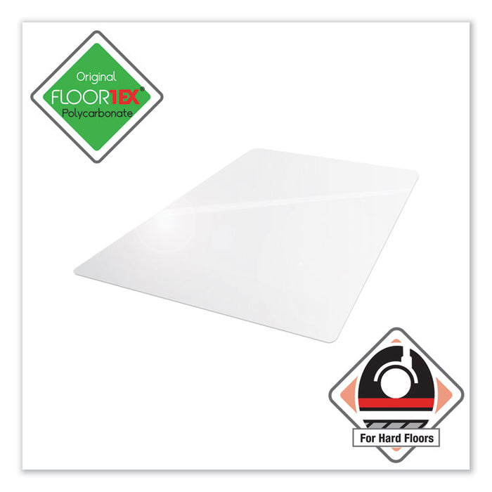 Cleartex Ultimat XXL Polycarbonate Chair Mat for Hard Floors, 60 x 79, Clear