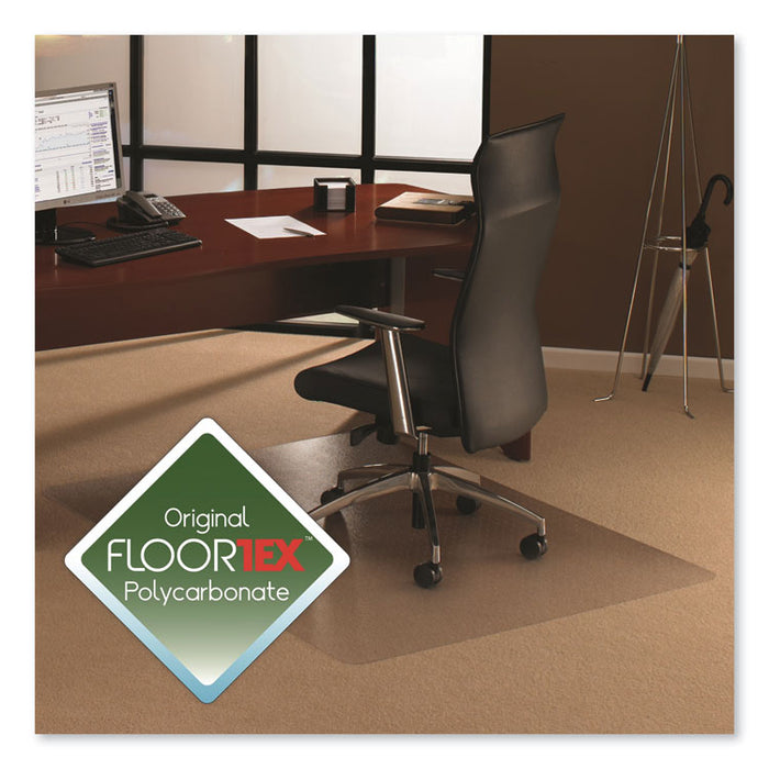 Cleartex Ultimat XXL Polycarb. Square General Office Mat for Carpets, 60 x 60, Clear