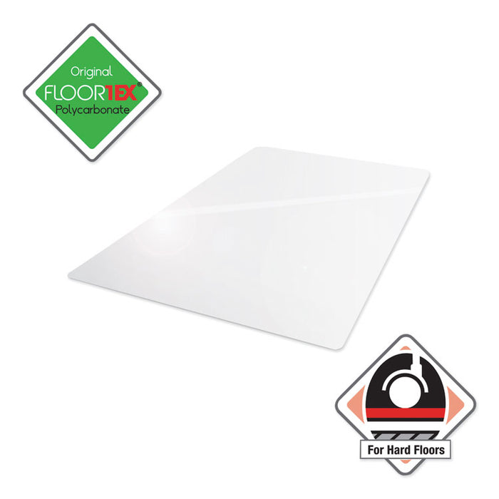 Cleartex Ultimat XXL Polycarbonate Chair Mat for Hard Floors, 60 x 60, Clear