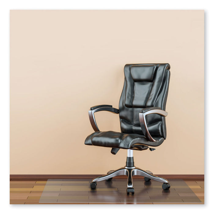 Cleartex MegaMat Heavy-Duty Polycarbonate Mat for Hard Floor/All Carpet, 46 x 53, Clear