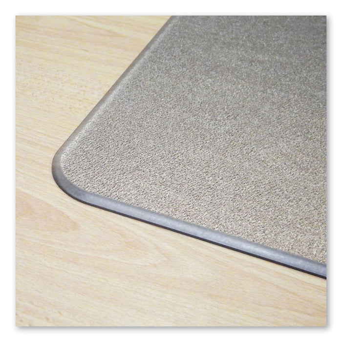 Cleartex MegaMat Heavy-Duty Polycarbonate Mat for Hard Floor/All Carpet, 46 x 53, Clear