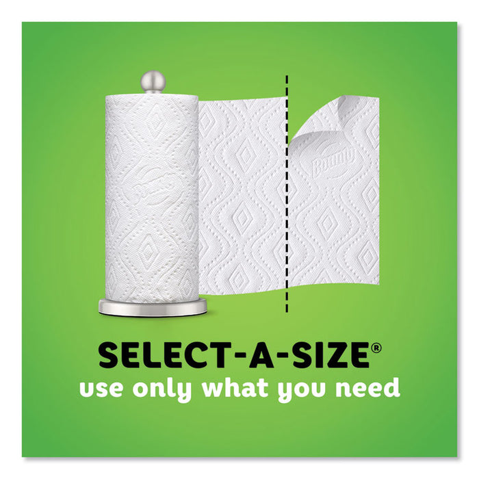 Select-a-Size Paper Towels, 2-Ply, White, 5.9 x 11, 110 Sheets/Roll, 2 Rolls/Pack, 12 Packs/Carton