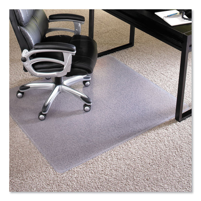 Performance Series AnchorBar Chair Mat for Carpet up to 1", 46 x 60, Clear