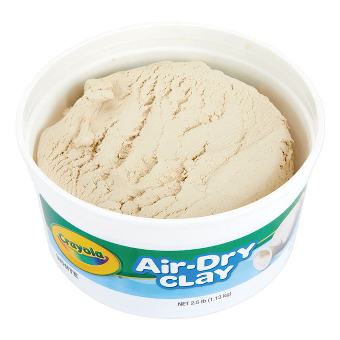 Air-Dry Clay,White,  2.5 lbs