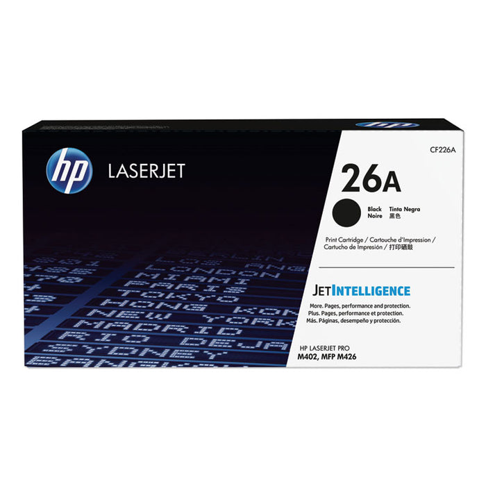 HP 26A, (CF226AD1) 2-Pack Black Original LaserJet Toner Cartridge