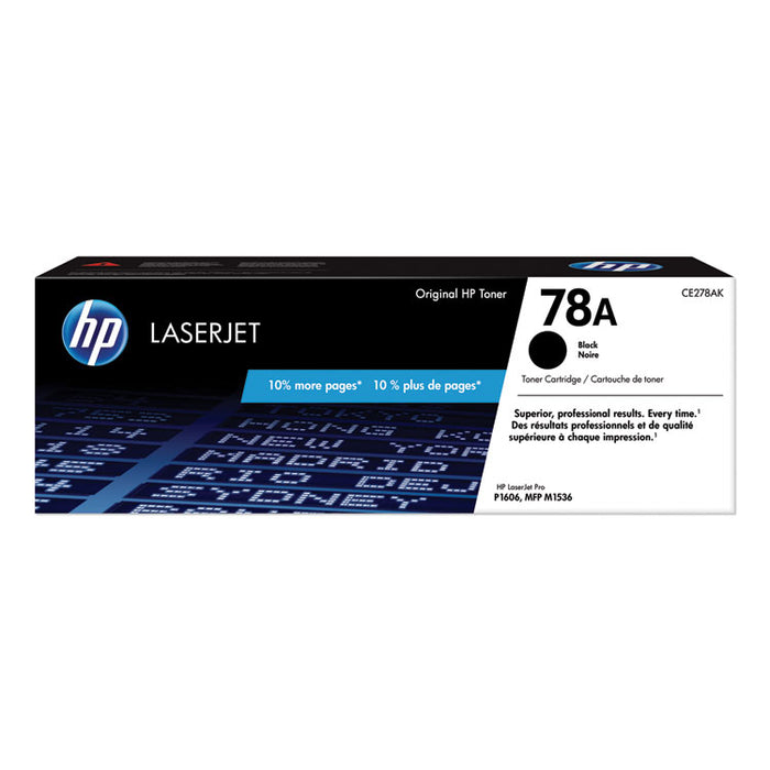 HP 78A, (CE278AT1) 3-Pack Black Original LaserJet Toner Cartridge